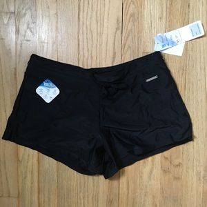 Women’s Black Swim Shorts NWT
